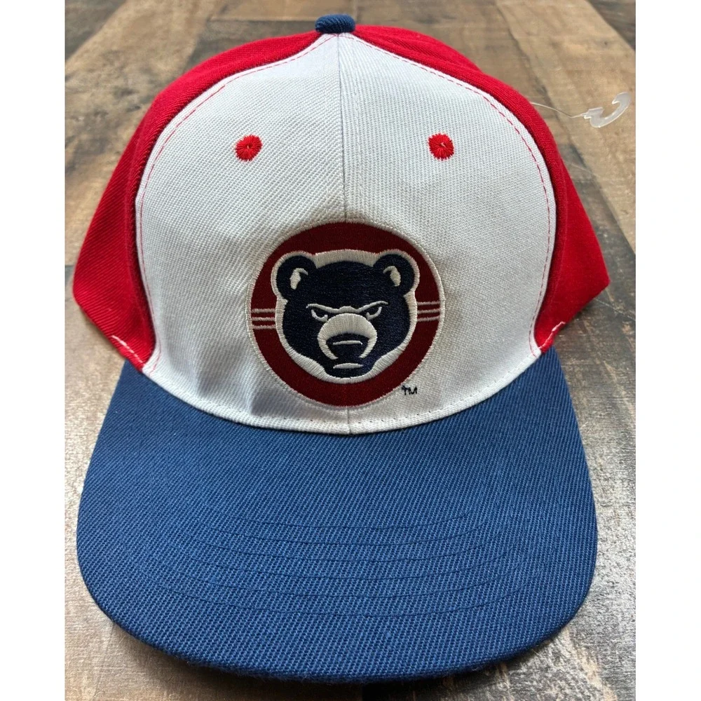 APC Pepsi Chicago Cubs Bear Hat Mens OSFM Red White Blue Pre-owned Baseball Cap